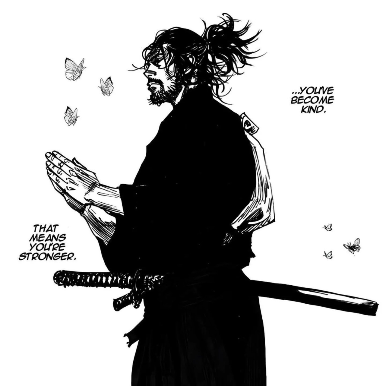 you've become kind, that means you're stronger